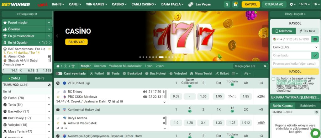 BetWinner Casino – Türkiye'deki En İyi Oyun Deneyimi Adresiniz