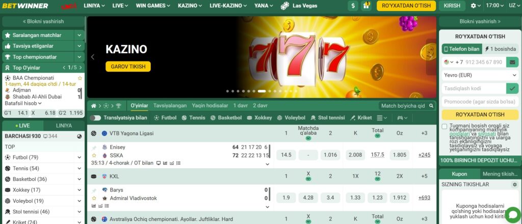 BetWinner Uzbekistan Casino – Sizning eng zo'r o'yin manzilingiz
