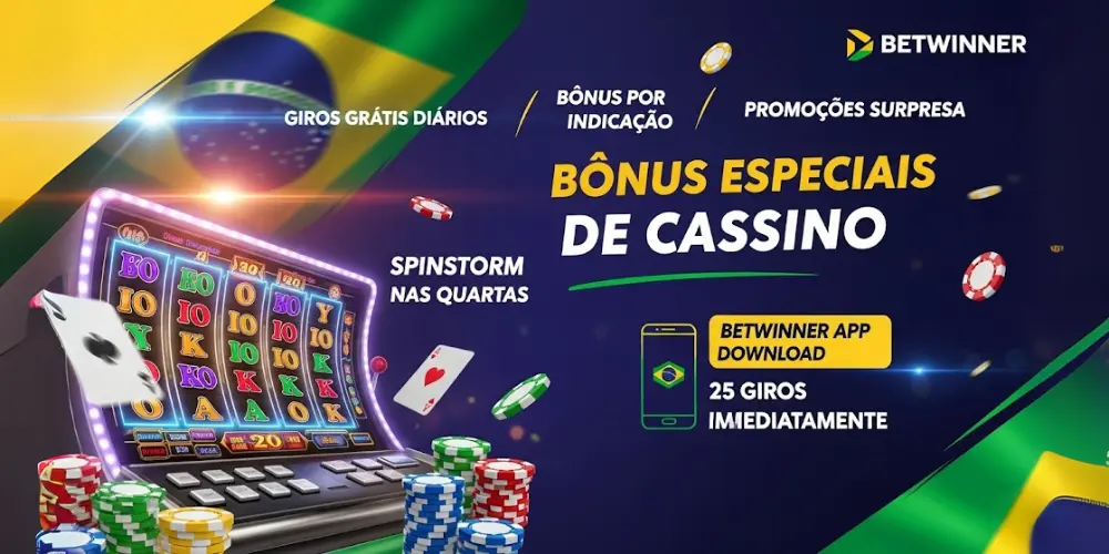 Bônus especiais de cassino